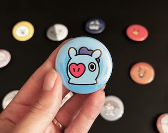 Kpop Button Pin