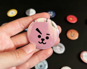 BTS Merch Kpop Pins - BTS Pins - Bangtan Boys Kpop Pinback Button