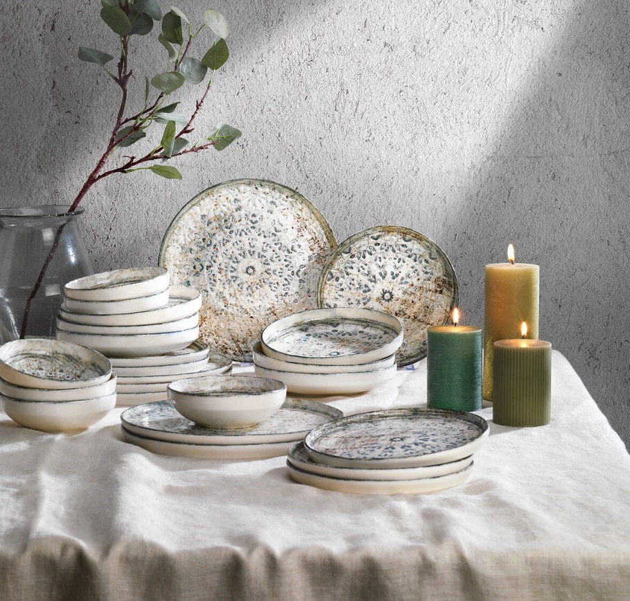 Porcelain tableware on sale