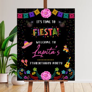 Kaktus Willkommensschild | Druckbares Fiesta Willkommensschild | Fiesta Babyparty | Fiesta Dekor | Fiesta Willkommen Schild Vorlage | Sofort Download