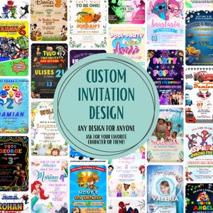 Custom Invitation | Made To Order Invitation | Customized Digital Birthday Invitation