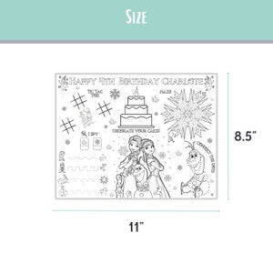 Printable Instant Download | Frozen Placemat | Dining Table | Fabric ...