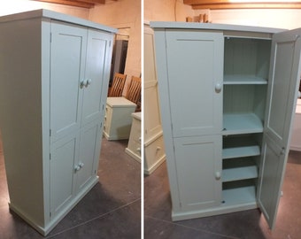 Buckingham All Painted Larder/ Linen with Bottom Cupboard- Bespoke sizes & colours available