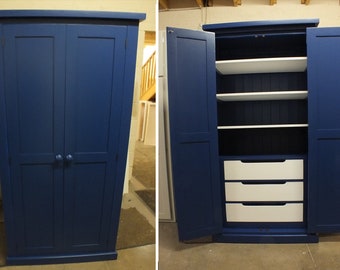 Buckingham Painted Linen/ Larder Unit with Internal Drawers- Bespoke colours & sizes available