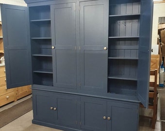 Buckingham All Painted Large Linen Larder Cupboard- Bespoke Colours & Sizes available