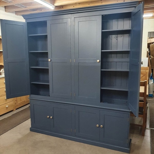 Buckingham All Painted Large Linen Larder Cupboard- Bespoke Colours & Sizes available