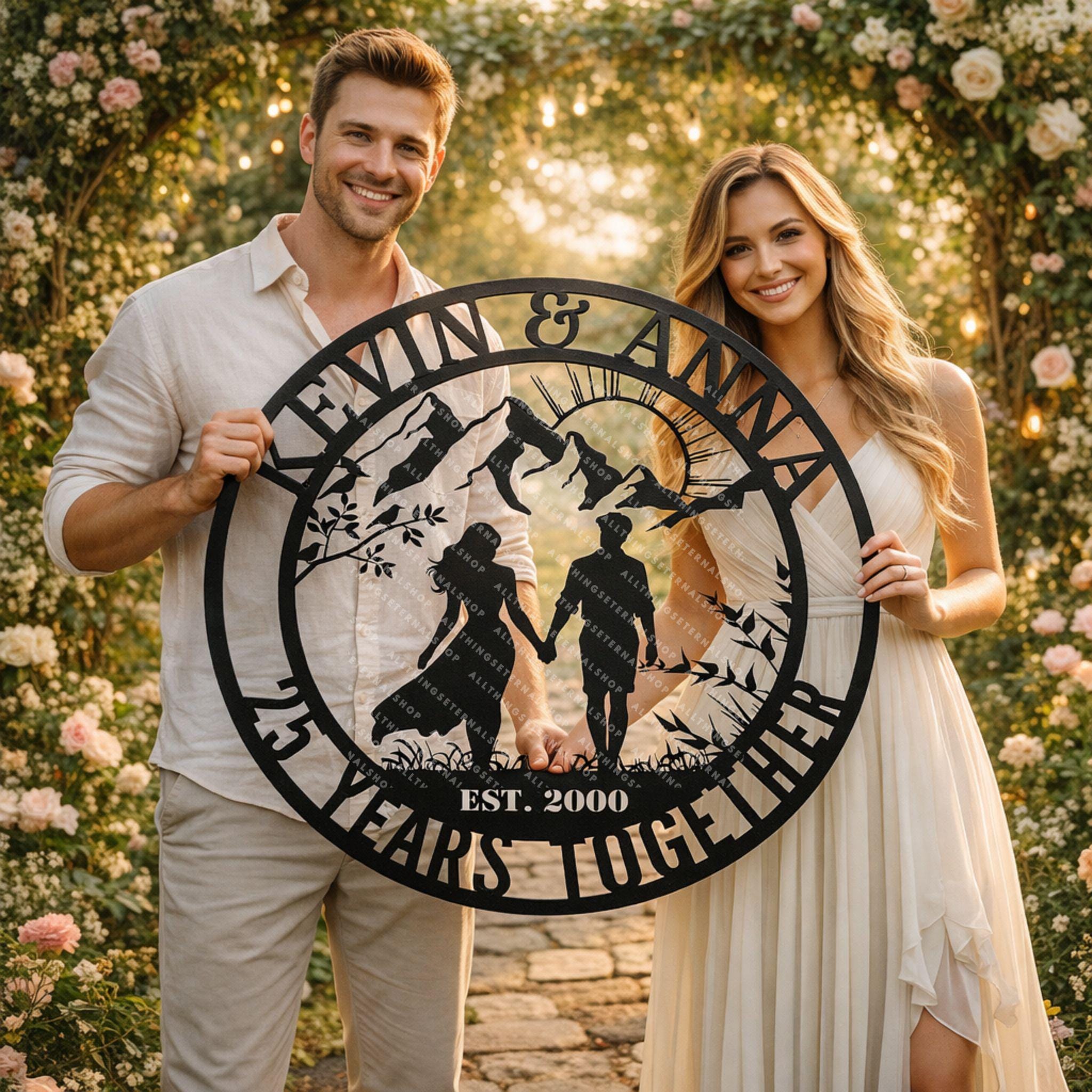 25th Wedding Anniversary Sign - Etsy