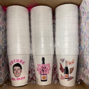 Custom Bachelorette Styrofoam Cups