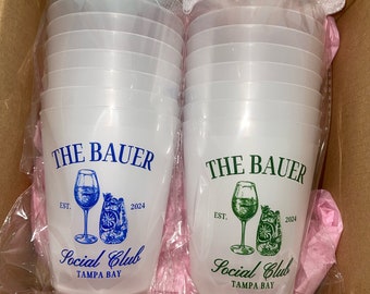 Custom Frosted Cups