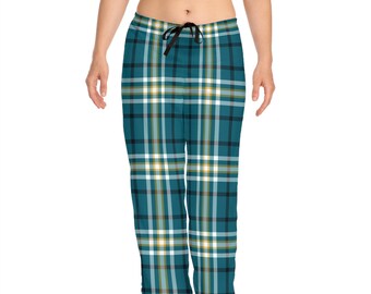 Jacksonville Jaguars Colored Plaid Pajama pants, relax in comfort, perfect match with official teams jersey. Ideal gift for true sports fans
