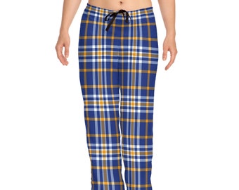 LA Rams Colored Plaid Pajama pants, relax in comfort, perfect match with official teams jersey. The ideal gift for true sports fans