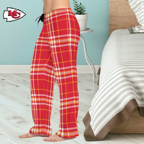 Kansas City Chiefs Colored Plaid Pajama Pants relax in Comfort perfect Match With Official Teams Jersey. the Ideal Gift for True Sports Fans Etsy Canada