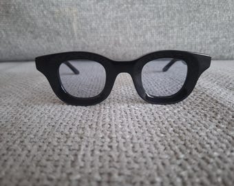 Thierry Lasry × Rhude Sunglasses Model Rhodeo-101 Black & Blue Lenses 43-30