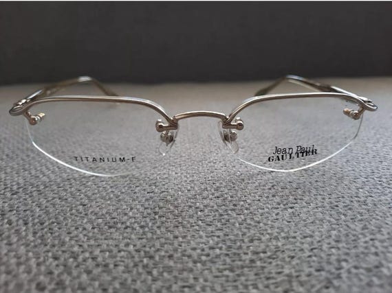 Vintage Jean Paul GAULTIER ゴルチエ ハーフリム ジャンポールゴルチエ JPG ヴィンテージ ハーフリム 眼鏡フレーム 55