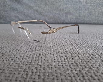 Mcknight Cartier Rimless Eyeglasses Panther Col 03 Rose Gold 56-17