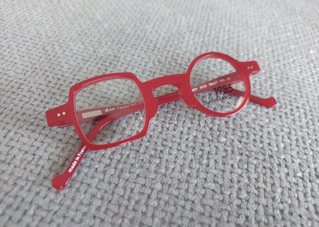 JF Rey Eyeglasses Frame Model ANDY Color 3030 Cherry Red 39-27 - Etsy