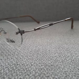Montures de lunettes de vue vintage Jean Paul Gaultier JPG sans monture 55-8108 Bronze 48-20
