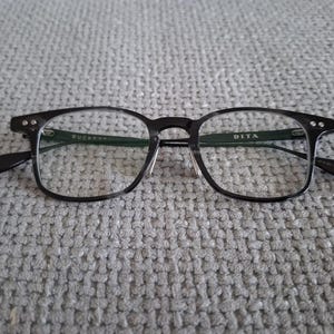 DITA Buckeye DTX149-A-04 Ink Swirl Black Iron Eyeglasses 47-20
