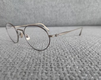 MATSUDA Titanium Oval Eyeglasses Frames M3103 Antique Gold Havana 48-22 Rare