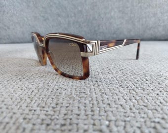 Cazal Legends Sunglasses Mod.8033 Col.003 Gold Havanna & Brown Gradient Lens 58