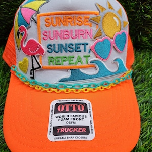 Sommerliche Trucker Caps in verschiedenen Styles.