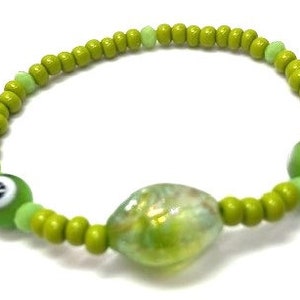 Green Stretchy Bracelet