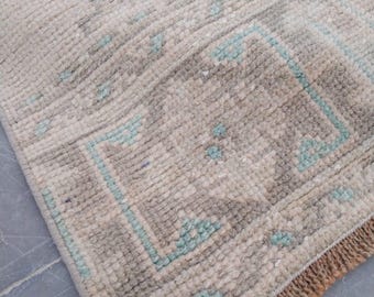 Tappeto da corridoio turco vintage: 3 x 22 piedi in lana tessuta a mano, decorazione da corridoio boho pastello