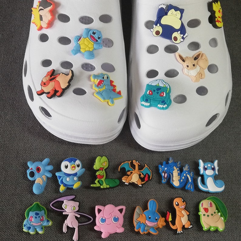 CrocodileCROC, Silicone PVC Charm, scrapbooking, animal theme, manga, cartoon, cartoon, anime, video games image 1