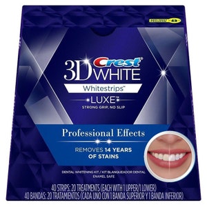 Teeth Whitening with 20 strips in 10 pouches Crest 3D White Whitestrips Professional Effects image 3