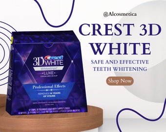 Crest 3D White Whitestrips Professional Effects 10 pouches - 20 strips | Whitening Strips | Teeth Whitening