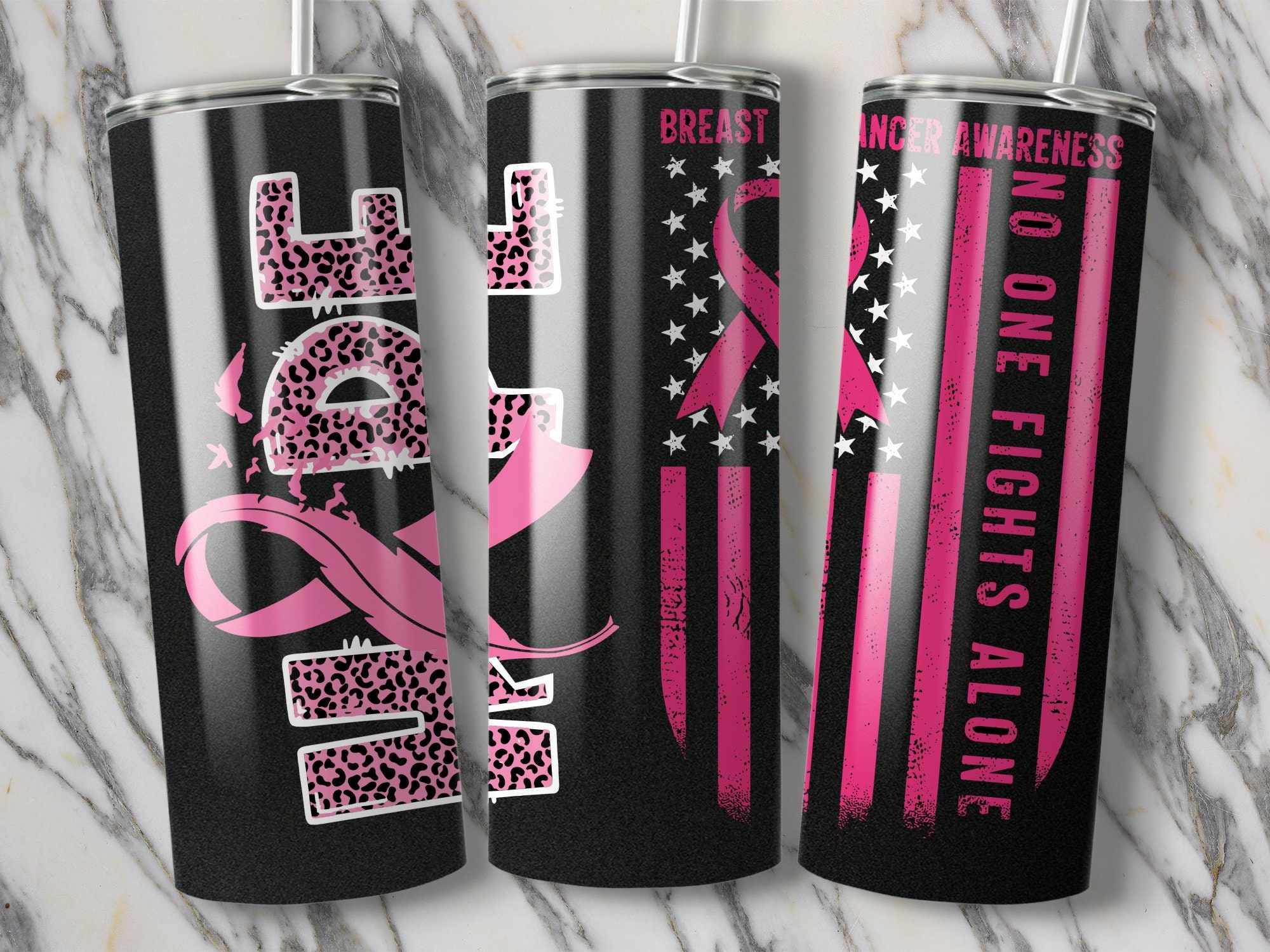 225PCS Cancer Awareness HOPE Ribbon Charms - Antiqued Silver Metal Charms For Jewelry Making