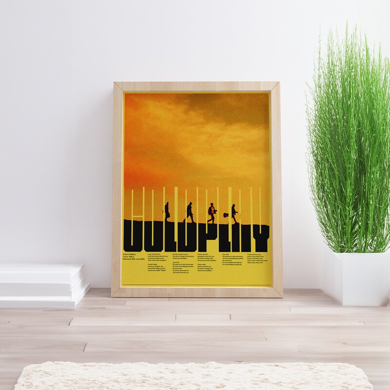 Coldplay Yellow - Etsy