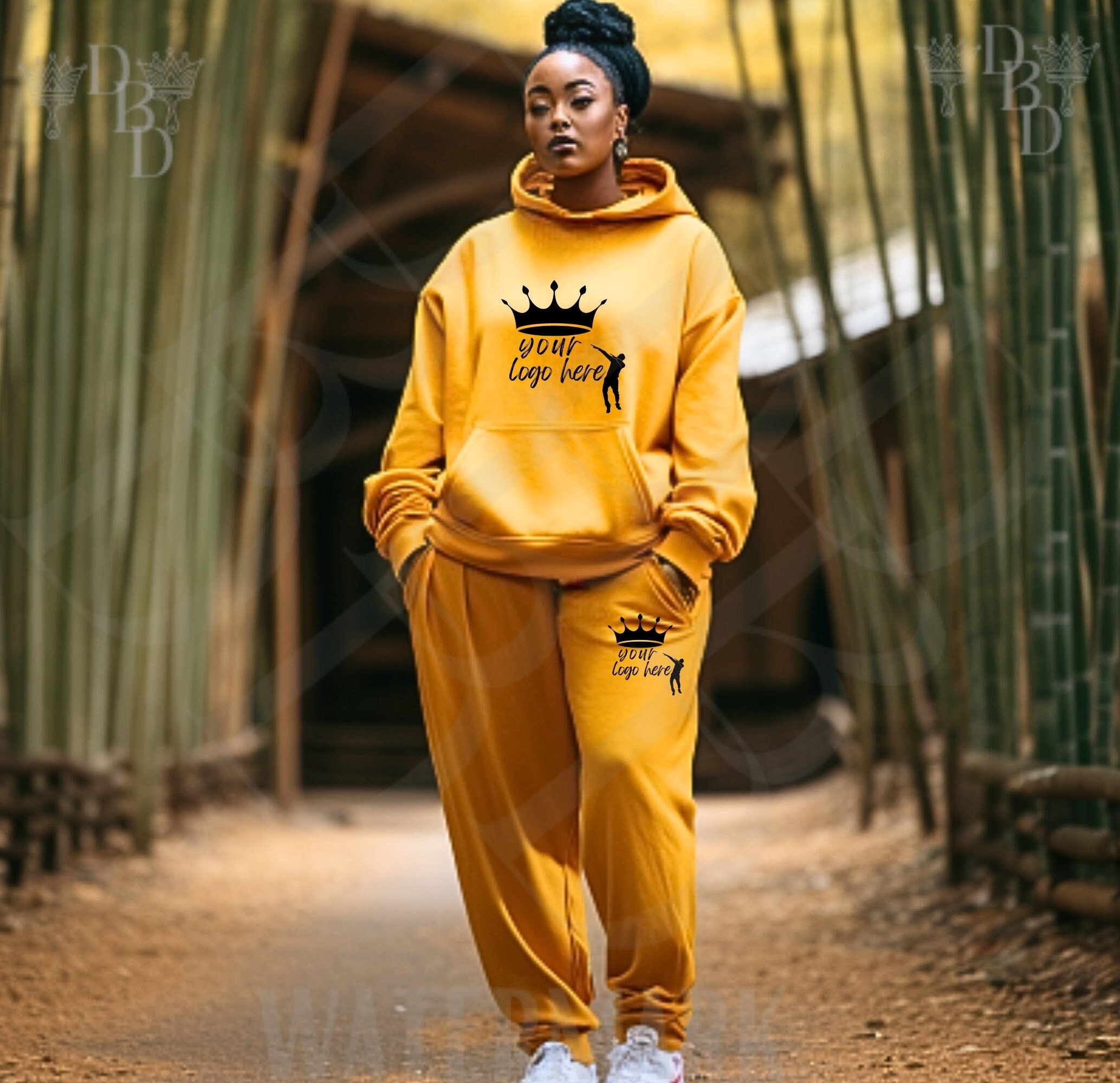 Light yellow sweatsuit cheap