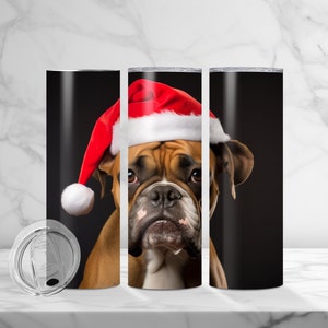 20oz Skinny Tumbler Wrap, Tumbler Sublimation, Boxer Tumbler Wrap, PNG, Boxer Dog Tumbler Wrap, Boxer Dog Gift, Boxer Dog PNG, Boxer Dog
