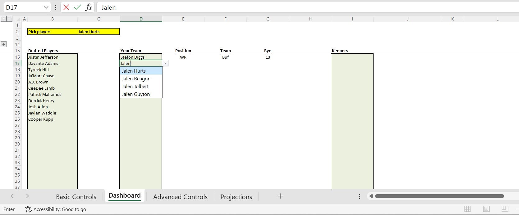 PPR Snake Draft Cheat Sheet Draftblaze Etsy