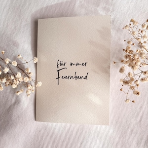 Retirement gift, farewell greeting card, goodbye, retirement, pension, cash gift, finally retired, retirement gift idea