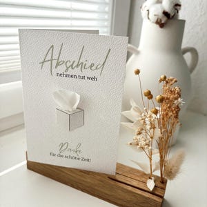 Abschiedsgeschenk Karte | Geburtstagsgeschenk|Abschiedsgeschenk Kollegin|Abschied Erzieher | Grußkarte| Klappkarte|Abschied | personalisiert