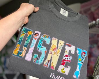Character Crewneck Sweatshirt, Embroidered Gift
