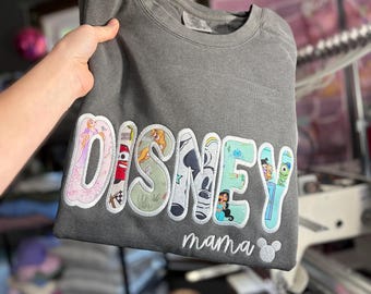 Character Crewneck Sweatshirt, Embroidered Gift