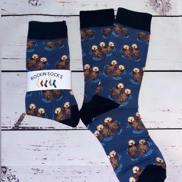 Otter socks, fun socks