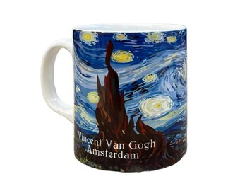 Sterrennacht mok, Vincent van Gogh mok, kunstzinnige mok, cadeau voor kunstliefhebbers, koffiemok, 11oz