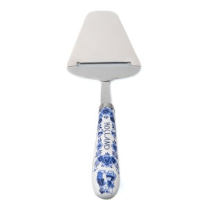 Traditional Dutch Delft blue cheese slicer, Dutch souvenir, gift image 2