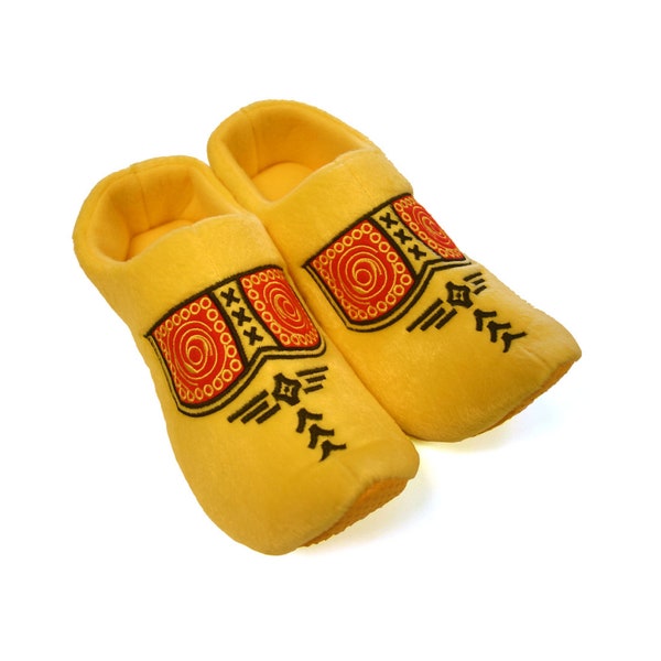 Yellow clog slippers, available in all sizes, Christmas gift, warm slippers, slippers, gift for him, gift for her