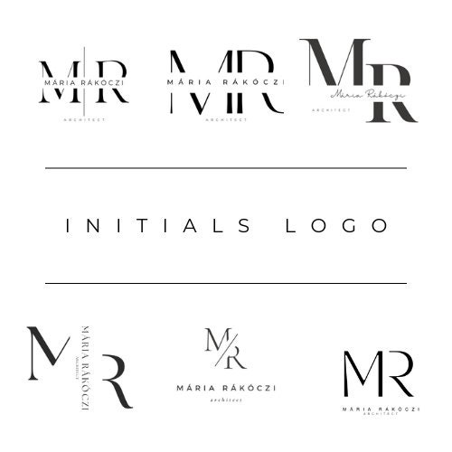 I made a personal logo with the initials of my name. I am a