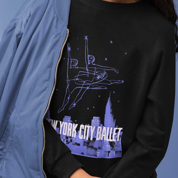 New York City Ballet Vintage Poster Unisex Crewneck Sweatshirt