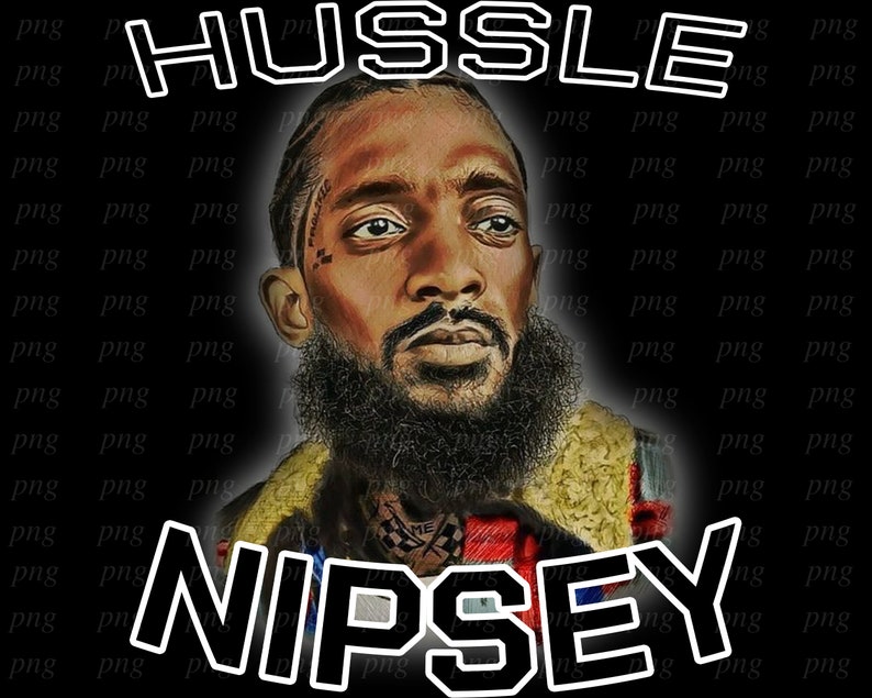 Nipsey Hussle PNG Vintage Png, 90s Rap Hip Hop Png Instant Download ...