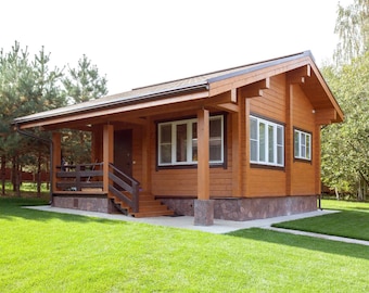 Unique Laminated Timber Guest House – Ready for Assembly