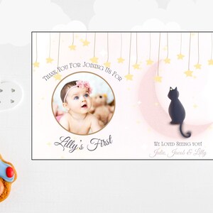 La première carte de remerciements du bébé | TÉLÉCHARGEMENT IMMÉDIAT | de remerciement d'anniversaire | carte de remerciement modifiable | Carte imprimable | Correspondant merci