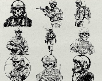 Skeleton US Militär-Svg-Bundle, US-Militär-Svg-Bundle, US-Militär-Svg-Bundle, US-Militärinstanz Krieg, Armee-Truppen, Kampfarmee-Soldat, Veteran, zu Fuß, Krieger Png