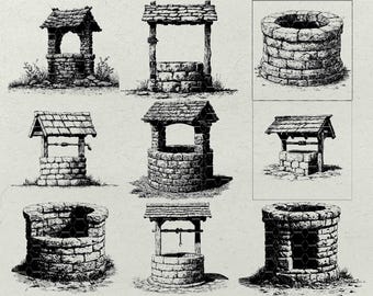 Rustic Watermill SVG Bundle - 9 Vintage Farmhouse Decor (Digital Download)
